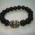 Ebony with Round Inlaid Diamond Rose Cut Bead  $800