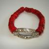 Red Coral with Vintage Element $150