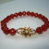 Carnelian With Vintage Flowe Element $150